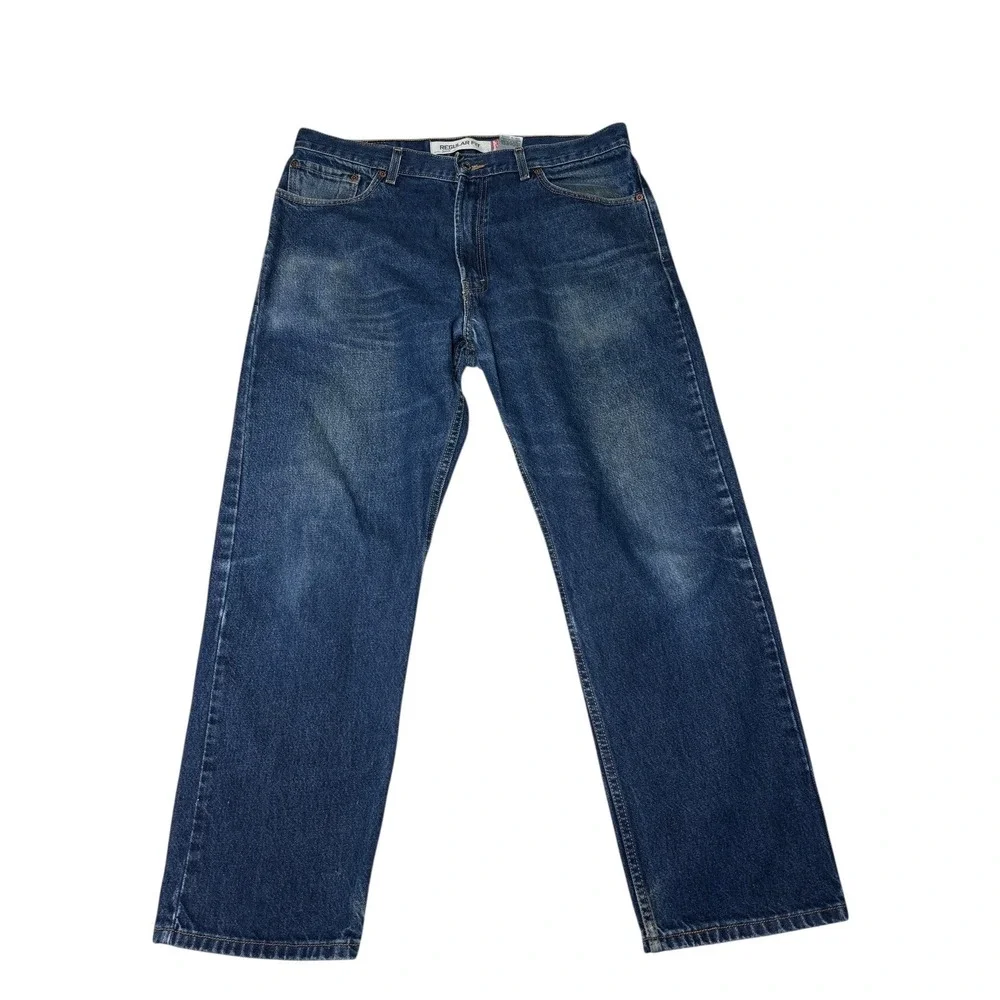 Levi's 505 Regular Fit‎ Jeans W36 L30 Men's Denim Blue Five Pocket Casual